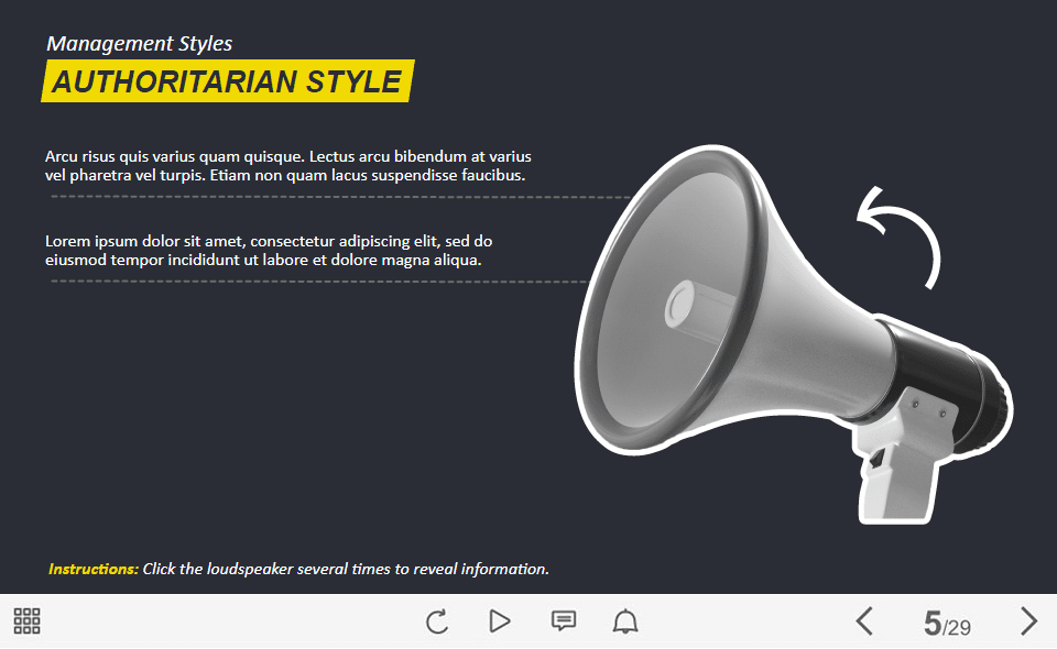 Clickable Loudspeaker — Lectora Template-63517 Clickable Loudspeaker — Lectora Template-63517