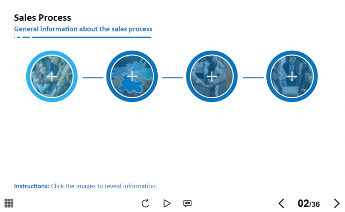 Clickable Circles — Lectora Template-63764