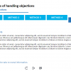 Blue Horizontal Tabs — Lectora Template-63820