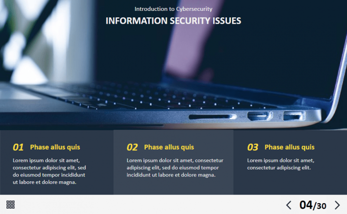 Cyber Security Course Starter Template — Ispring Suite / PowerPoint-62257