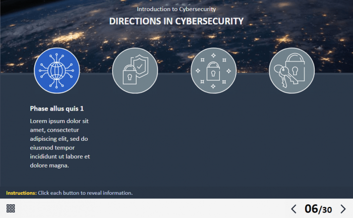 Cyber Security Course Starter Template — Ispring Suite / PowerPoint-62261