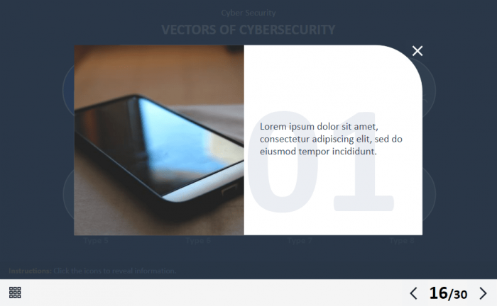 Cyber Security Course Starter Template — Ispring Suite / PowerPoint-62279