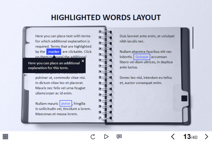 Highlighted Words — Storyline 3 / 360 Template-60298