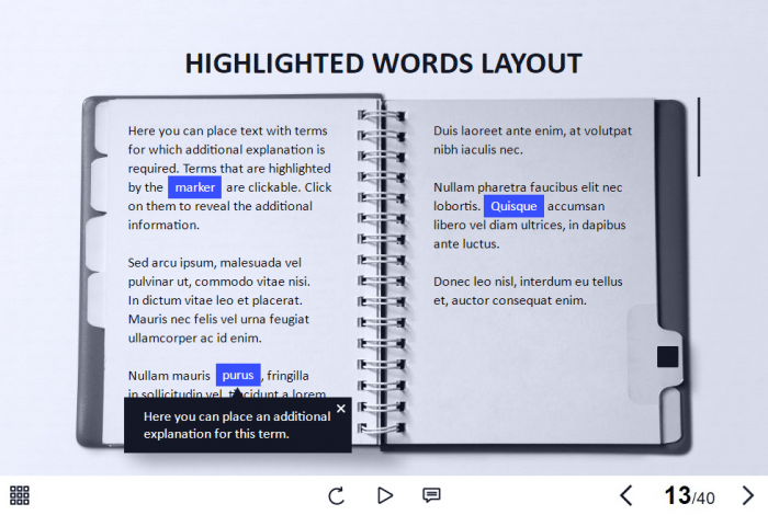 Highlighted Words — Storyline 3 / 360 Template-60299
