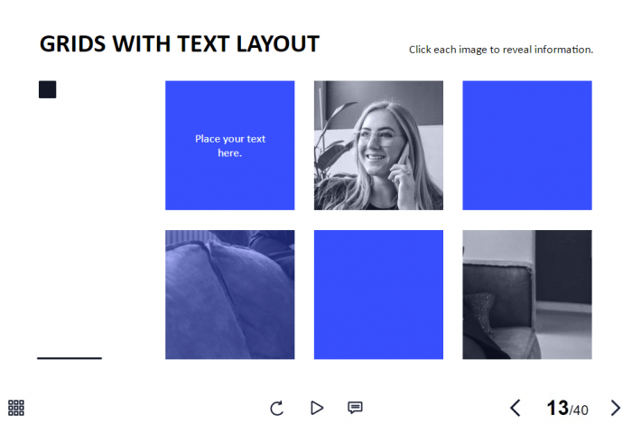 Image and Text Grid — Storyline 3 / 360 Template-60328