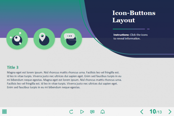 Icon Buttons — Storyline Template-63935