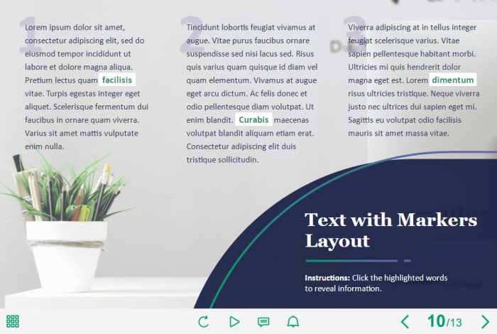 Text Markers — Storyline Template-0