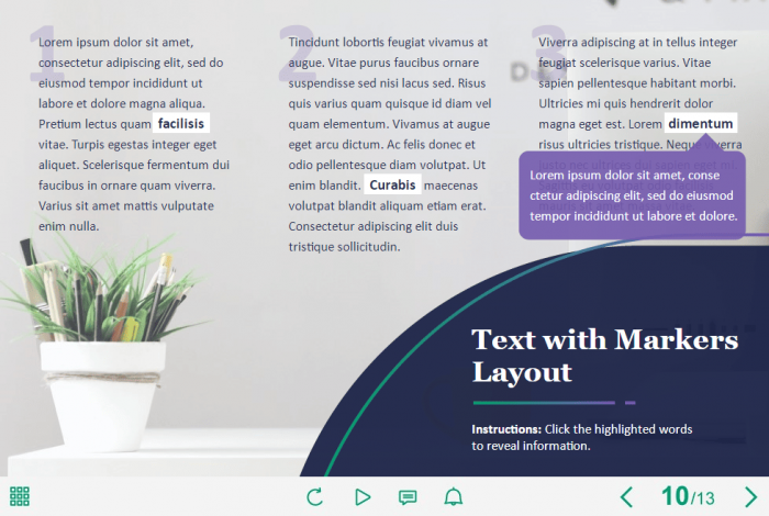 Text Markers — Storyline Template-63939