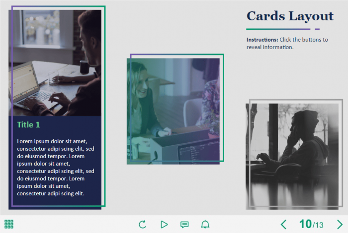Clickable Cards — Storyline Template-63957