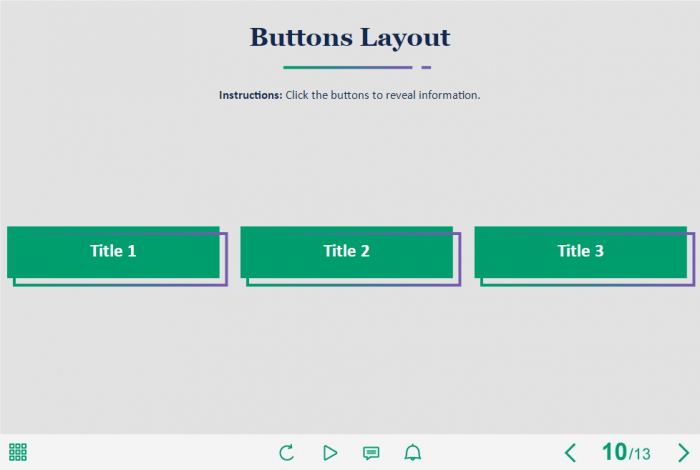 Three Buttons — Storyline Template-0