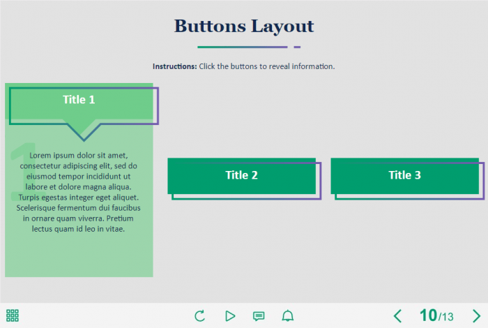 Three Buttons — Storyline Template-63965