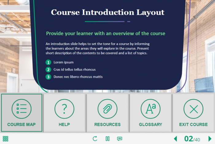 Common Business Course Starter Template — Articulate Storyline-63829