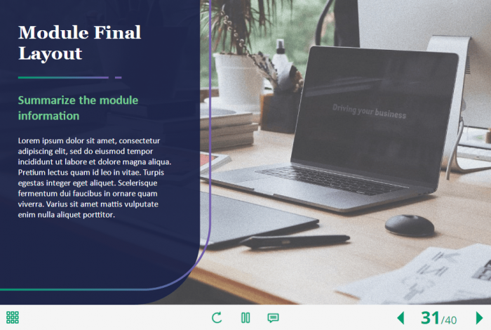 Common Business Course Starter Template — Articulate Storyline-63898