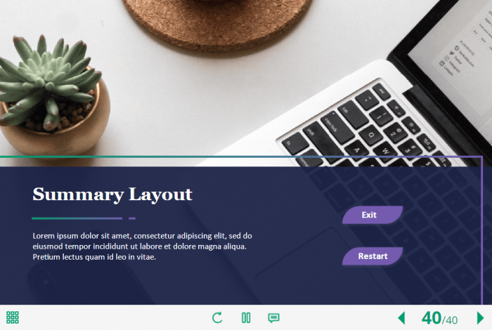 Common Business Course Starter Template — Articulate Storyline-63923