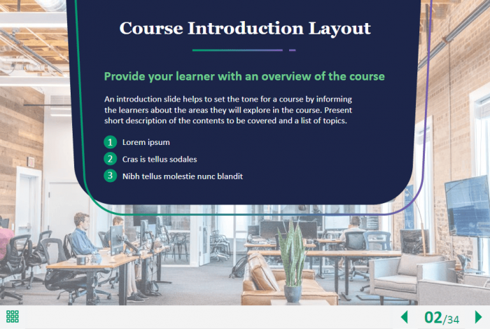 Common Business Course Starter Template — iSpring Suite / PowerPoint-64076