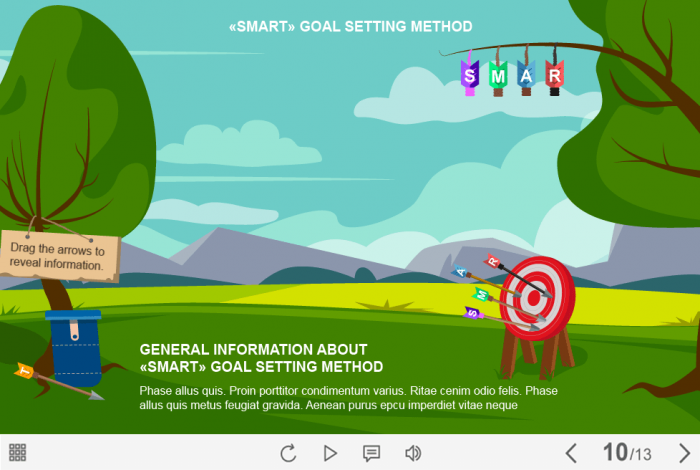 SMART Goal Setting Method — Captivate Template-60969