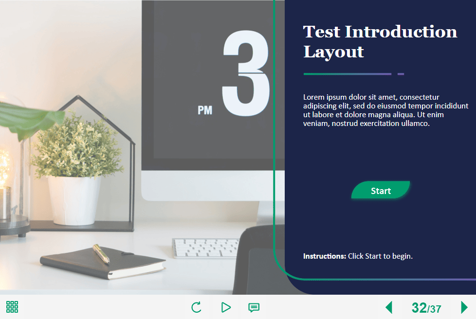 Common Business Course Starter Template — Trivantis Lectora-64263 Common Business Course Starter Template — Trivantis Lectora-64263