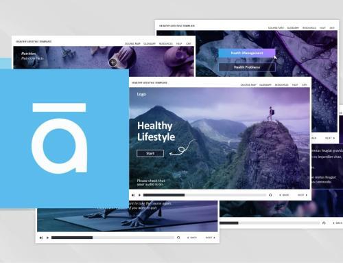 April 6, 2022 Library Update: Healthy Lifestyle Course Starter Template for Articulate Storyline 3 / 360