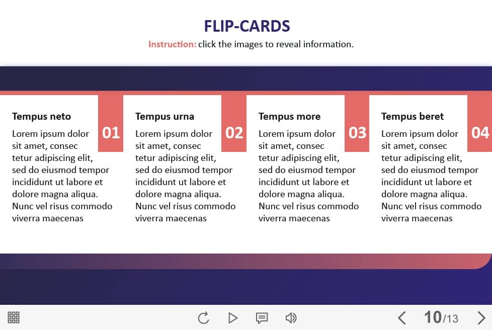 Flip Cards — Download Adobe Captivate Template